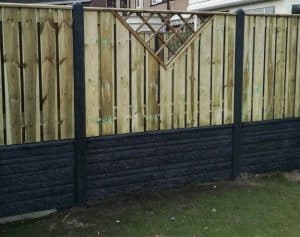 tuinschutting, rhombus profiel