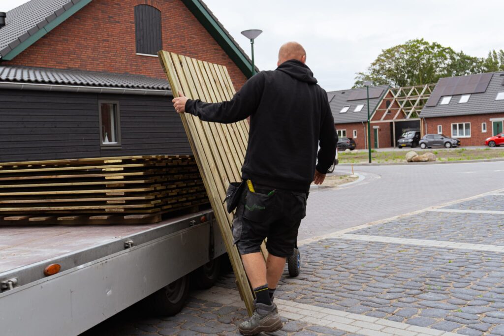 nieuwe schutting, schutting vervangen